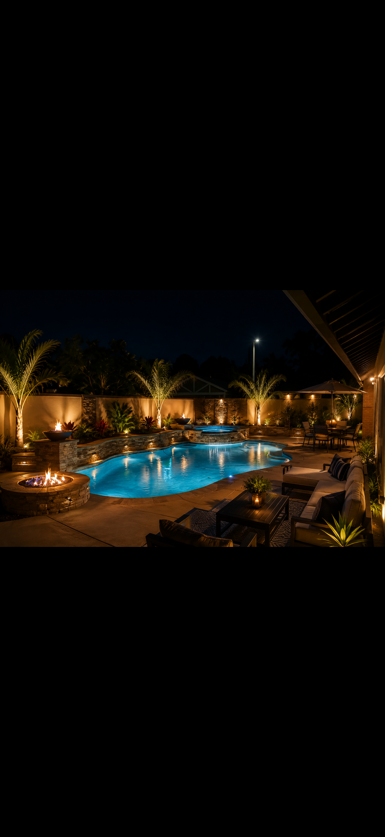 Custom pool construction by Anderson Pool & Spa in Southern California
